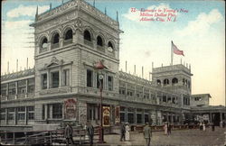 Entrance to Young's New Million Dollar Pier Atlantic City, NJ Postcard Postcard Postcard