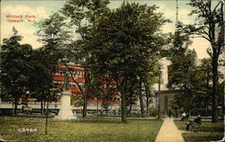 View of Military Park Newark, NJ Postcard Postcard Postcard