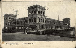 Young's New Pier Atlantic City, NJ Postcard Postcard Postcard