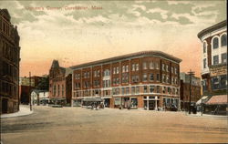 View of Upham's Corner Dorchester, MA Postcard Postcard Postcard