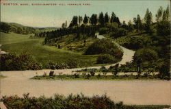 Schoolmasters' Hill, Franklin Park Postcard