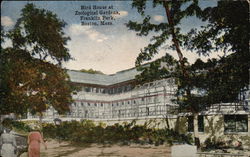 Bird House at Zoological Gardens, Franklin Park Boston, MA Postcard Postcard Postcard