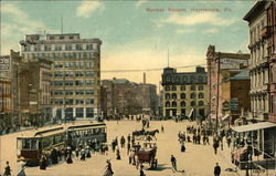 View of Market Square Postcard