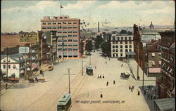 The Public Square Harrisburg, PA Postcard Postcard Postcard