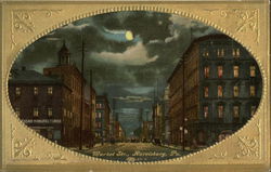 View of Market Street Postcard