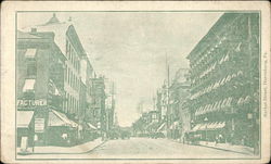 View of Market Street Postcard