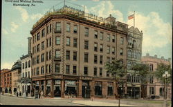 Third and Walnut Streets Harrisburg, PA Postcard Postcard Postcard