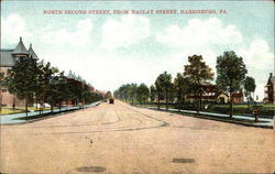 North Second Street from Maclay Street Postcard