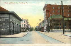 Third and Broad Sts., Harrisburg, Pa. Pennsylvania Postcard Postcard Postcard