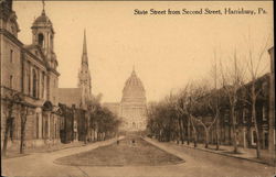 State Street from Second Street Postcard