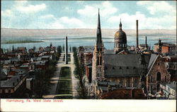 West State Street Postcard