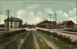 East State Street from 17th Street Postcard