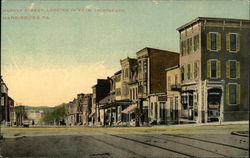 Market Street Looking in from Thirteenth Postcard