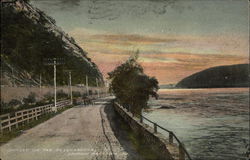 Sunset on the Susquehanna, Dauphin Narrows Postcard