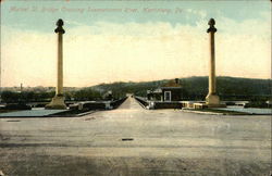 Market Street Bridge Crossing Susquehanna River Harrisburg, PA Postcard Postcard Postcard