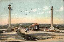 Entrance to Market Street Bridge Postcard