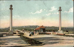 Entrance to Market Street Bridge Postcard