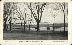 Peoples Bridge Harrisburg, PA Postcard Postcard Postcard