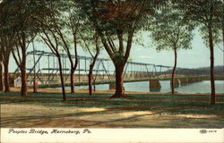 Peoples Bridge Harrisburg, PA Postcard Postcard Postcard