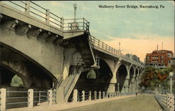 Mulberry Street Bridge Postcard