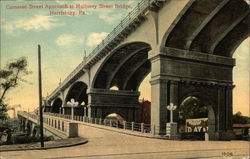 Cameron Street Approach to Mulberry Bridge Postcard