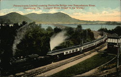 Pennsylvania Limited Crossing Rockville Bridge Harrisburg, PA Postcard Postcard Postcard