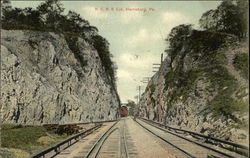 N.C.R.R. Cut Postcard