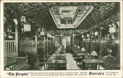 The Pergola at Dietrich's Harrisburg, PA Postcard Postcard Postcard