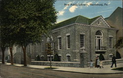 New Public Library Postcard