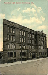 Technical High School Postcard