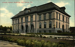 Lincoln School Building Harrisburg, PA Postcard Postcard Postcard