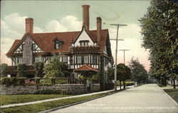 Overlook - Residence of Mrs. W. B. Fleming Postcard