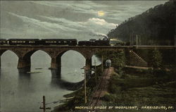 Rockville Bridge by Moonlight Postcard