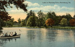 Lake in Paxtang Park Postcard