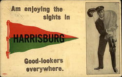 Am Enjoying the Sights in Harrisburg Pennsylvania Postcard Postcard Postcard