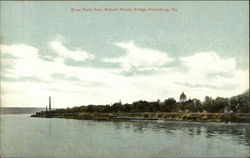 River Park from Walnut Street Bridge Postcard