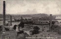 Birds Eye View Looking West Postcard