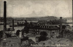 Birds Eye View Looking West Postcard