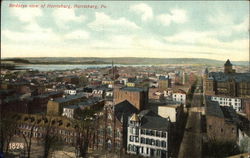 Birdseye View of Harrisburg Postcard