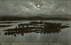 Moonlight Independence Island, Showing Fair View Postcard