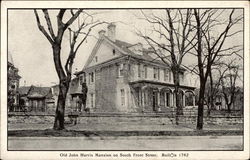 Old John Harris Mansion on South Front Street Postcard