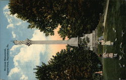 Mexican Monument, Capitol Park Harrisburg, PA Postcard Postcard Postcard