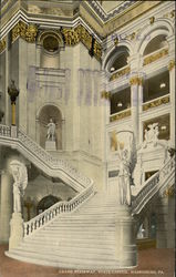 Grand Stairway, State Capitol Postcard