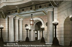 The Rotunda Leading to Gallerys in Pennsylvania's New Capitol Harrisburg, PA Postcard Postcard Postcard