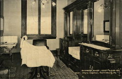 Barber Shop, Cost $3,256.80 Harrisburg, PA Postcard Postcard Postcard