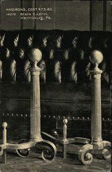 Andirons, State Capitol Postcard