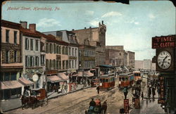 Market Street Harrisburg, PA Postcard Postcard Postcard