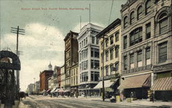 Market Street from Fourth Street Harrisburg, PA Postcard Postcard Postcard