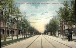 Second Street, Looking North from Basin Avenue Harrisburg, PA Postcard Postcard Postcard