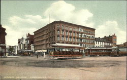 View of Market Square Harrisburg, PA Postcard Postcard Postcard